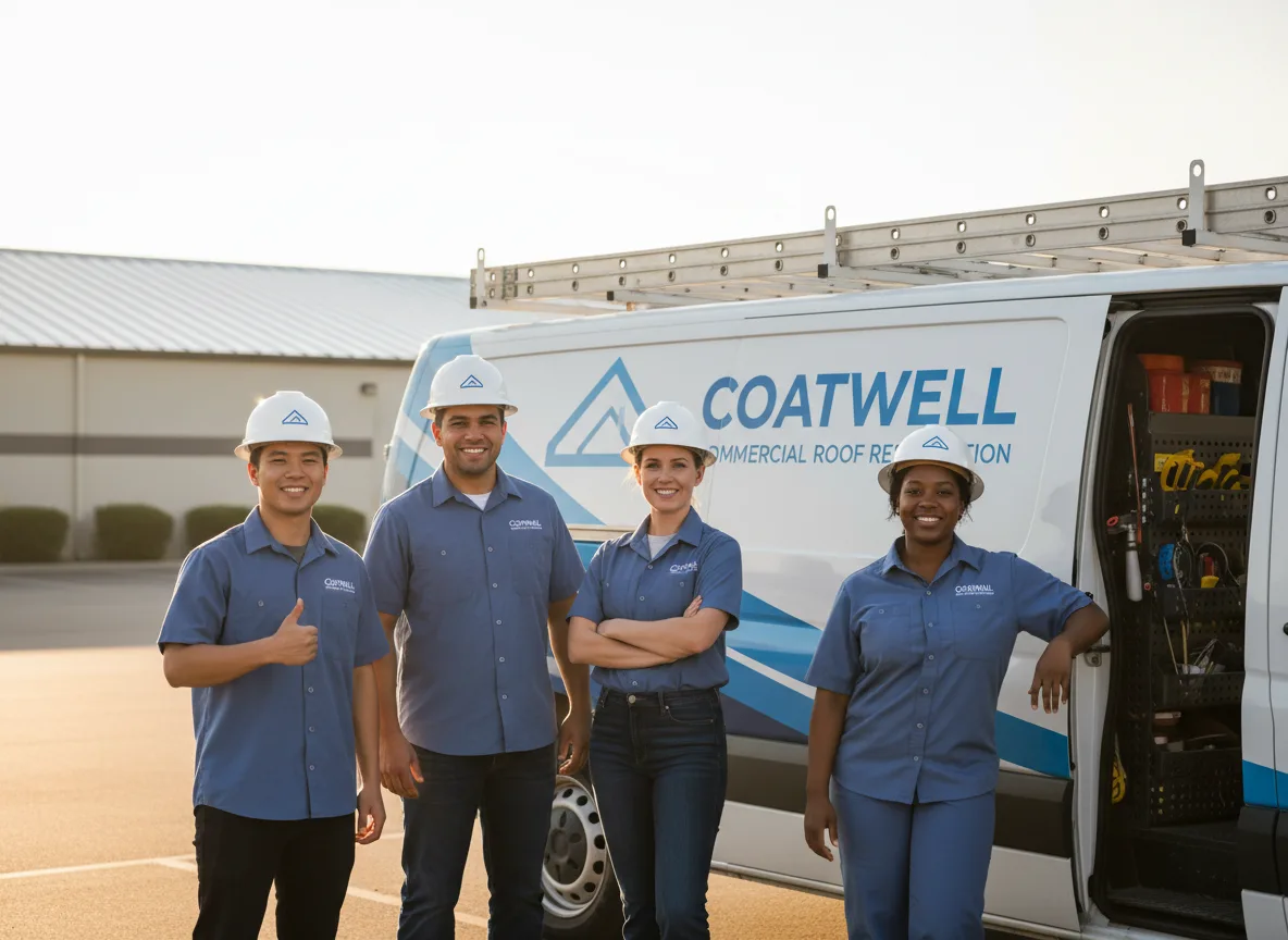 Commercial roof coating company in Gates, TN